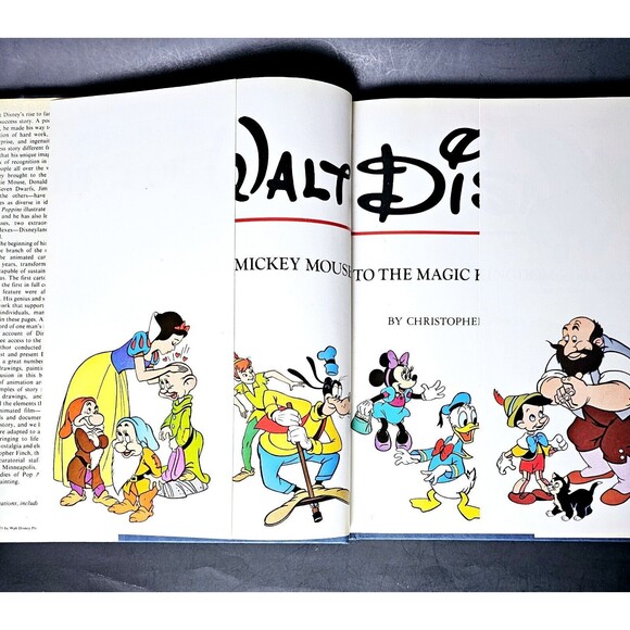 THE ART OF WALT DISNEY FROM MICKEY MOUSE TO THE MAGIC KINGDOMS HC 1975 VGC! - Picture 4 of 10
